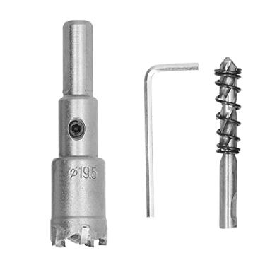 Imagem de Lâmina de Serra de Furo de Metal, Brocas de Abertura de Furo de 19,5 Mm, Lâmina de Corte de Metal, Substituição de Serra de Furo Com Haste Triangular de 6 Mm, Serra de Furo,