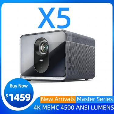 Imagem de Formovie-X5 Projetor Laser Master Series 4K  Alpd 4500 Anis Lumens  Cinema Grade Beamer  Home