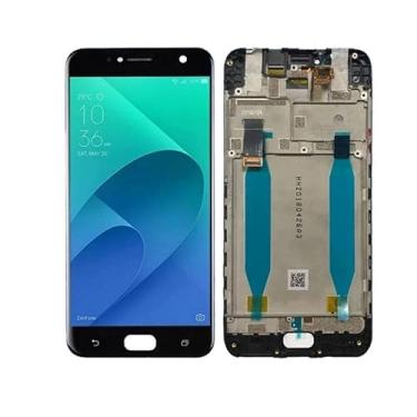 Imagem de SHOWGOOD para Asus Zenfone 4 Selfie ZD553KL tela de substituição X00LD painel LCD sensível ao toque digitalizador + moldura (preto com moldura)