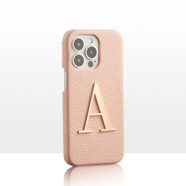 Imagem de Capa de telefone de couro letras iniciais para iphone15 14 promax 14plus 14 13promax 12 11 xr capa, z1, para iphone12