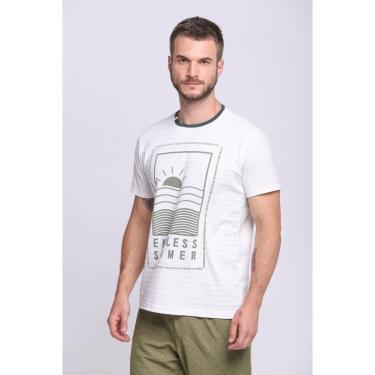 Imagem de Camiseta Masculina Malha Collection Estampa Summer Polo Wear Off White-Masculino
