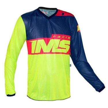 Imagem de Camisa Ims Army Fluor /vermelho Off Road Trilha Motocross-Masculino