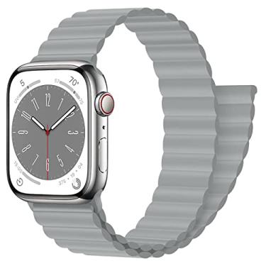 Imagem de Pulseira de silicone esportiva de silicone para Apple Watch séries 10, 9, 8, 7, 6, 5, 4, 4, 4, 3 e 3 se Ultra 2 de 44 mm, 45 mm, 42 mm, 46 mm, 40 mm, 41 mm, 38 mm, 49 mm, 40, 41 mm, 45 mm, 4 e se