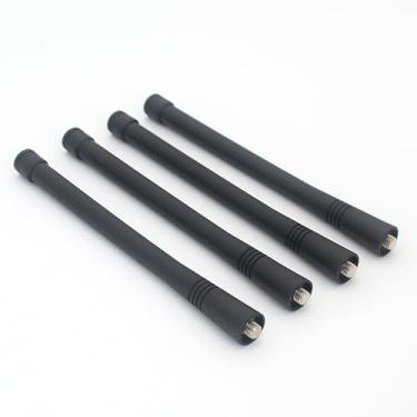 Imagem de Antena chicote VHF 146-174Mhz compatível com Motorola CP200 CP200D GP88 GP328 GP340 GP360 GP1280 CP185 CP125 EP450 EX500 EX600 HT750 HT1250 HT15500 PR400 Rádio bidirecional portátil (pacote com 4)