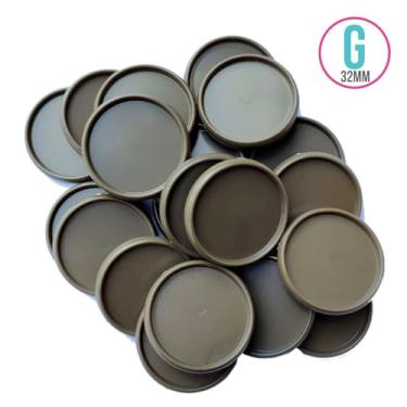 Imagem de Kit 12 Discos G 32mm de Caderno Infinito Sistema Inteligente Amor Infinito Cadernos - Liso (Capuccino)