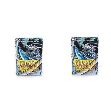 Imagem de 2 Packs Dragon Shield Matte Mini Japanese Clear 60 ct Card Sleeves Value Bundle!