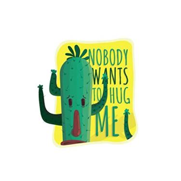 Imagem de Cactus Nobody Wants To Hug Me: Funny Succulent Desert Flower Journal 100 Pages, 6" x 9"(15.24 x 22.86 cm), Solt Cover, Matte Finish (Cactus Themed Lined NotBook)