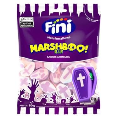 Imagem de Balas Marshmallow Fini Marshboo R.I.P Sabor Baunilha 80g