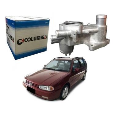 Imagem de Carcaça Termostato Aluminio Parati 1.0 Ar Quente 1997 A 2001 - Columbi