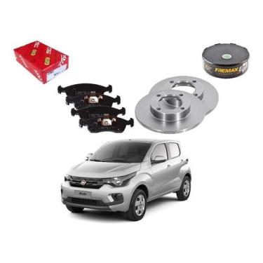Imagem de Kit Disco Pastilha Freio Dianteiro Mobi 1.0 2017 A 2019 - TRW