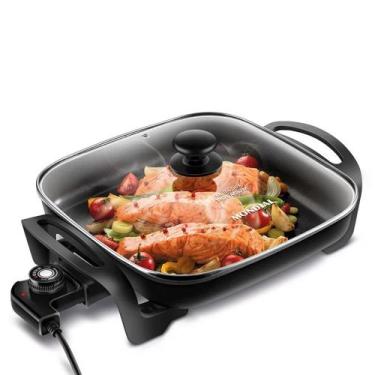 Imagem de Panela Elétrica Mondial Chapa Quadrada Multi Cook Grill Pe-49 220v, PE