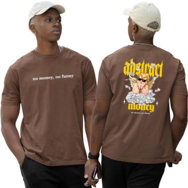 Imagem de Camiseta Algodão Basica No Money No Funny Abstract Angel - Abstract St