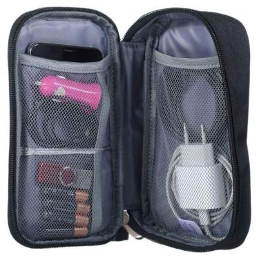 Imagem de Necessaire P/ Carregador, Pen Drive, Pilha, Hd, Cabo Usb402p - PGB, Pr