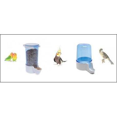 Imagem de KIT MALHA LARGA - 1 Comedouro Automático 220ml + 1 Bebedouro Automátic