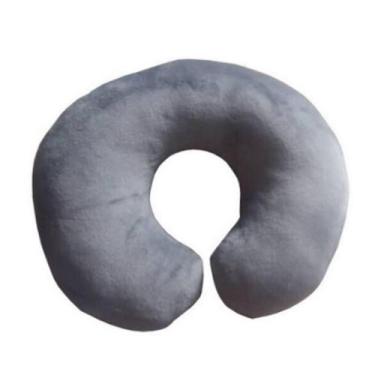 Imagem de Almofada Macia De Pescoço Cinza Apoio De Cabeça Viagem Bom - Alex Impo