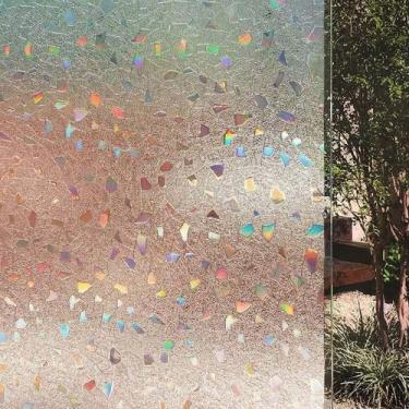 Imagem de Kit 2 Unidades de Pelicula Eletrostatica 3D Modelo Vidro Caco de Pedra