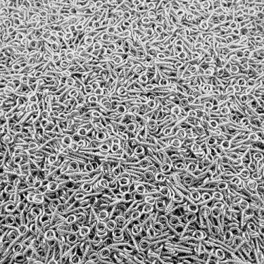 Imagem de Pitão Pequeno 9mm Rosqueável Níquel Prata Para Biju Com 1000 Unidades 