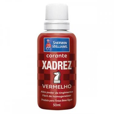 Imagem de Corante Xadrez 50Ml Vermelho . / Kit C/ 12 Unidades - NOVACOR