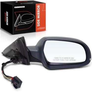 Imagem de A-Premium Espelho retrovisor elétrico do lado do passageiro - compatível com Audi A3/A3 Quattro 2011 2012 2013 - Retrovisor retrovisor externo aquecido dobrável elétrico com seta