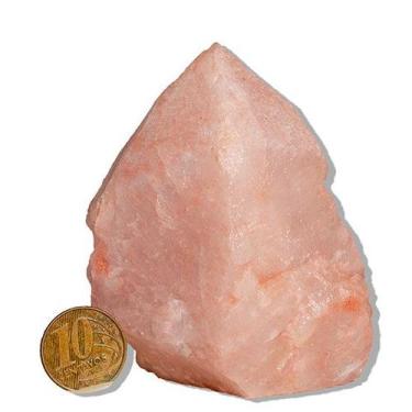 Imagem de 01 Cristal Rosa Pé e Bico Serrado 200 a 300g Aprx 8cm Tipo B - Cristai