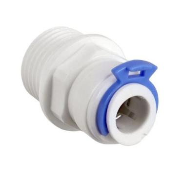 Imagem de Conector Reto Conexão Reta Engate Rápido Rosca 1/2 P/ Mangueira 3/8 So