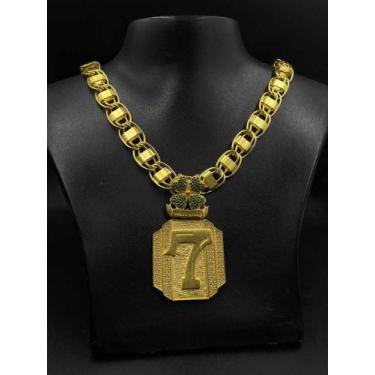 Imagem de Corrente Dubai Clássica Moeda antiga + Pingente 7 - Lobin joias