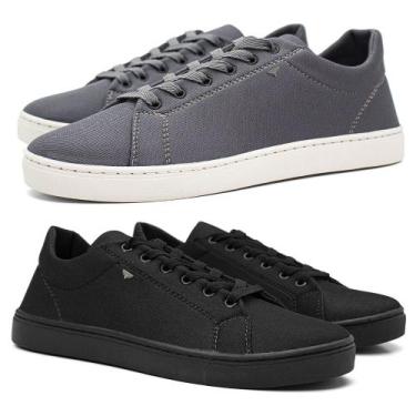 Imagem de Kit 2 Pares Tenis Sapatenis Masculino Casual Dia A Dia Macio Leve Conf