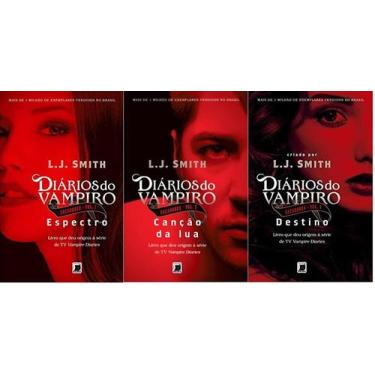 Imagem de KIT 3 LIVROS Diários do vampiro Caçadores Espectro + Canção da lua + D