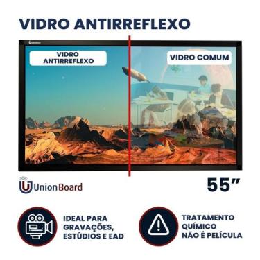 Imagem de Moldura/Lousa Interativa Digital Unionboard Antirreflexo 55