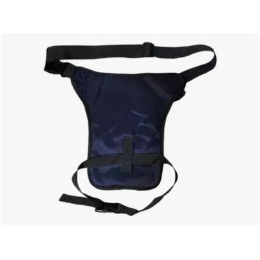Imagem de Bag De Perna Bolsa Pochete Masculina Camping Preta - CONCEPTONE, Azul