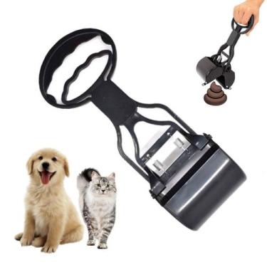 Imagem de Pa Coletora Fezes Coco Cachorro Gato Cao Pet Sujeira Coletor Higienico