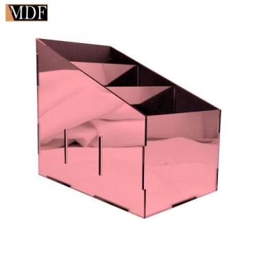 Imagem de Porta Controle em Acrilico com 3 Divisórias 14,5x9x13 Colorido - ATACA