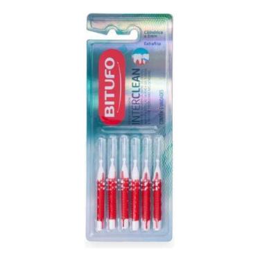 Imagem de Escova Interdental Bitufo Interclean Extra Fina 3 Mm Cilíndr Escova Dental
