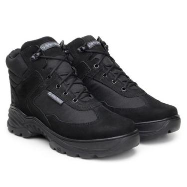 Imagem de Bota masculina evoque cano curto em couro bovino resistente - SPECTRUN