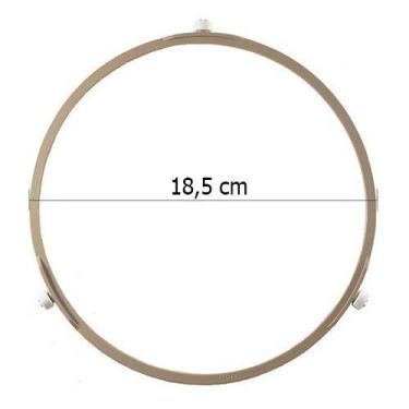Imagem de Roldana Rodizio Aro Giratório para Prato De Microondas 18,5 Cm - Trans