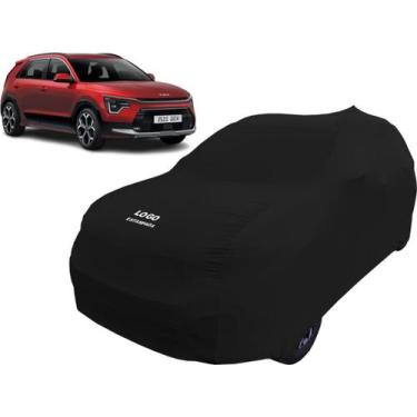 Imagem de Capa Cobrir Carro Suv kia Niro Tecido Helanca Lycra - Mz, Preta