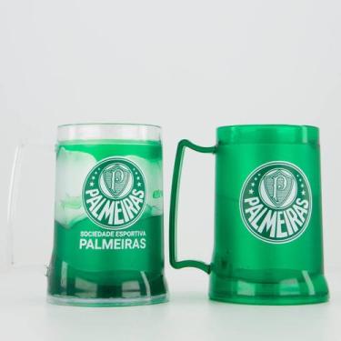 Imagem de Kit 2 Canecas em Gel Palmeiras Verde - Licenciados, Único