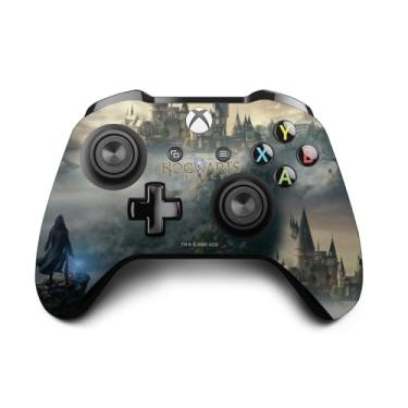Imagem de Head Case Designs Oficialmente licenciado Hogwarts Legacy Key Art Graphics Vinyl Sticker Gaming Skin Decal Cover Compatível com Xbox One S/X Controller