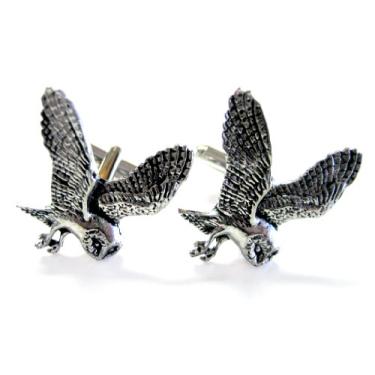 Imagem de Abotoaduras de coruja voadora Kiola Designs