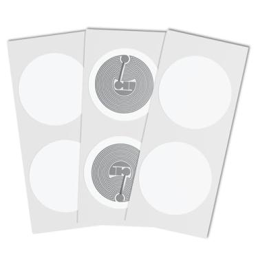 Imagem de Adesivos NFC 215, adesivos NFC Ntag215 para iOS, NFC 215, memória de 504 bytes, etiquetas NFC regraváveis com adesivo para automação doméstica, funcionam perfeitamente com todos os celulares e dispositivos habilitados para NFC (20)