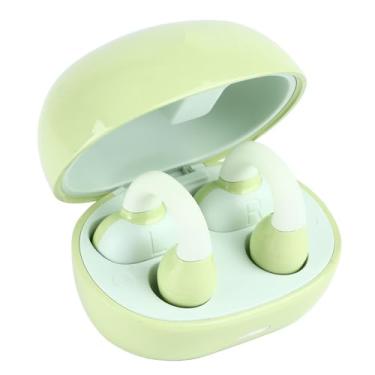 Imagem de Fones de Ouvido de Condução óssea Com Clipe de Orelha Sem Fio Fones de Ouvido Abertos Leves, Som Surround Bluetooth 5.3, Fones de Ouvido Esportivos, Com Estojo de Carregamento