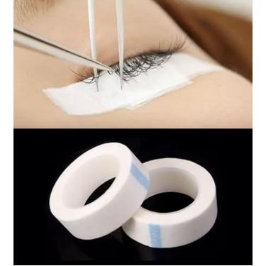 Imagem de Kit Com 10 Fita Micropore 10 Metros Extensão Alongamento De Cílios