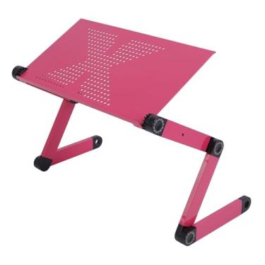 Imagem de Suporte Ajustável para Laptop, Riser Ergonômico para Laptop Com Base Giratória de 360 ​​°, Suporte para Laptop de Alumínio, Suporte para Laptop para Homens e Mulheres (Rosado)