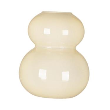 Imagem de Bothyi Vaso de flores em forma de cabaça, arranjo floral, presente ideal, vaso decorativo, decoração de mesa para entrada, quarto, prateleira de armário, Amarelo