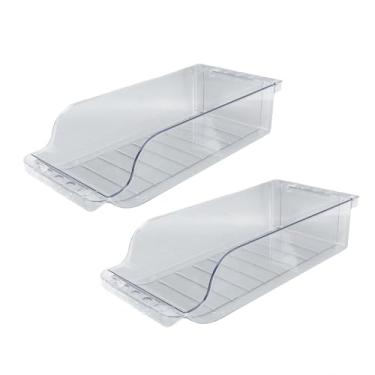 Imagem de Porta-bebidas Dispensador de Latas de Refrigerante de Grande Capacidade, Organizador de Plástico Ajustável, Armazenamento Compacto de Geladeira para Prateleira de Armário,