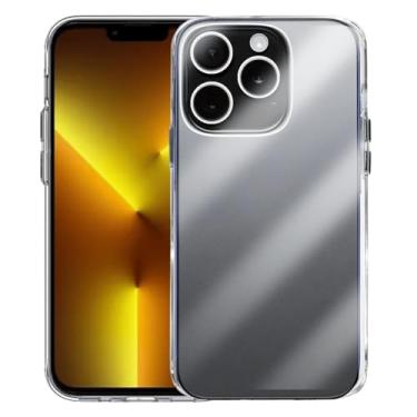 Imagem de Capa Capinha Clear Case Space Compatível iPhone 13 Pro Max Rígida Anti Amarelamento Resistente