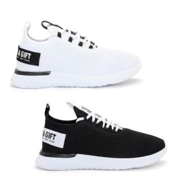 Imagem de Combo 2 Pares Tênis para Caminhada Masculino Academia Viper Shoes - BF
