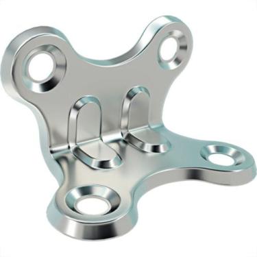 Imagem de Cantoneira P/Moveis Zmr Zin 4Furoc/100 - ZAMAR