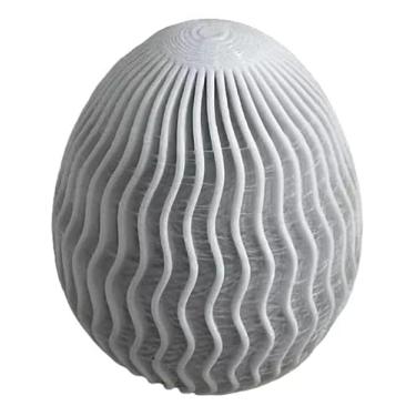 Imagem de Ovo de Páscoa para Decoração (Pílula) (Branco)
