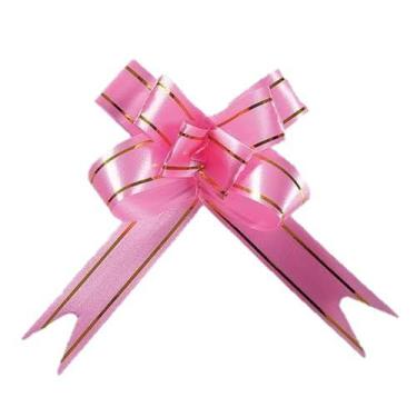 Imagem de Laço Fácil C/ Filete 50u P/ Presente 15x270mm Rosa Claro - Solider
